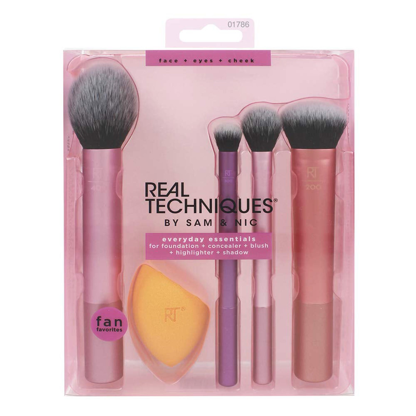 Makeup Beauty Ro - Real Techniques Professionelles Make-up-Pinsel-Set, Foundation, Concealer,