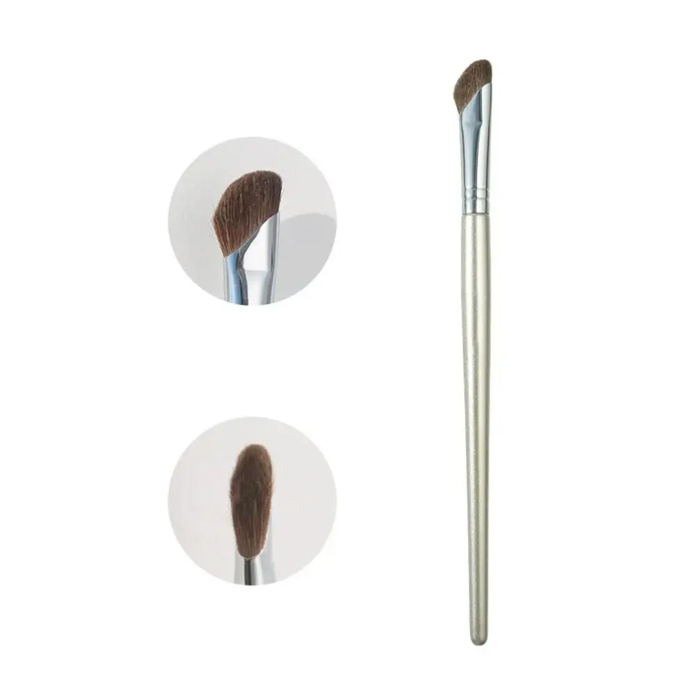 Makeup Beauty Ro - Professioneller abgewinkelter Nasenkonturpinsel, flacher Nasenschattenpinsel, präzise