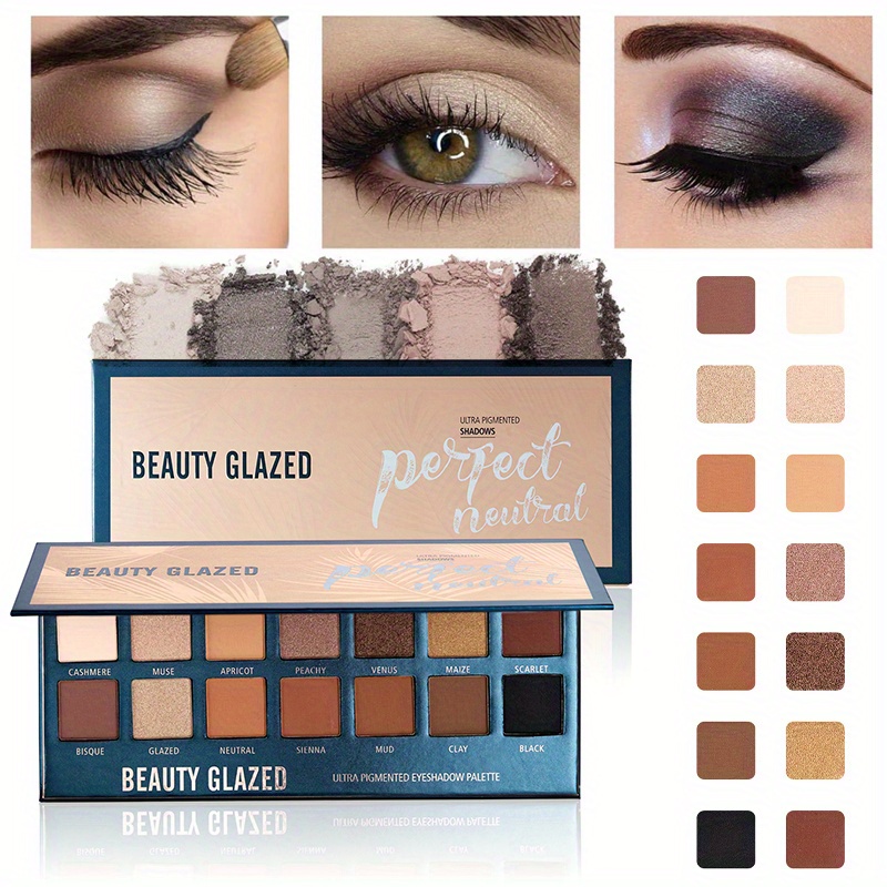 BEAUTY GLAZED 14-Farben-Lidsch – Beauty Makeup Eyeshadow Palette Bewertung und Preis