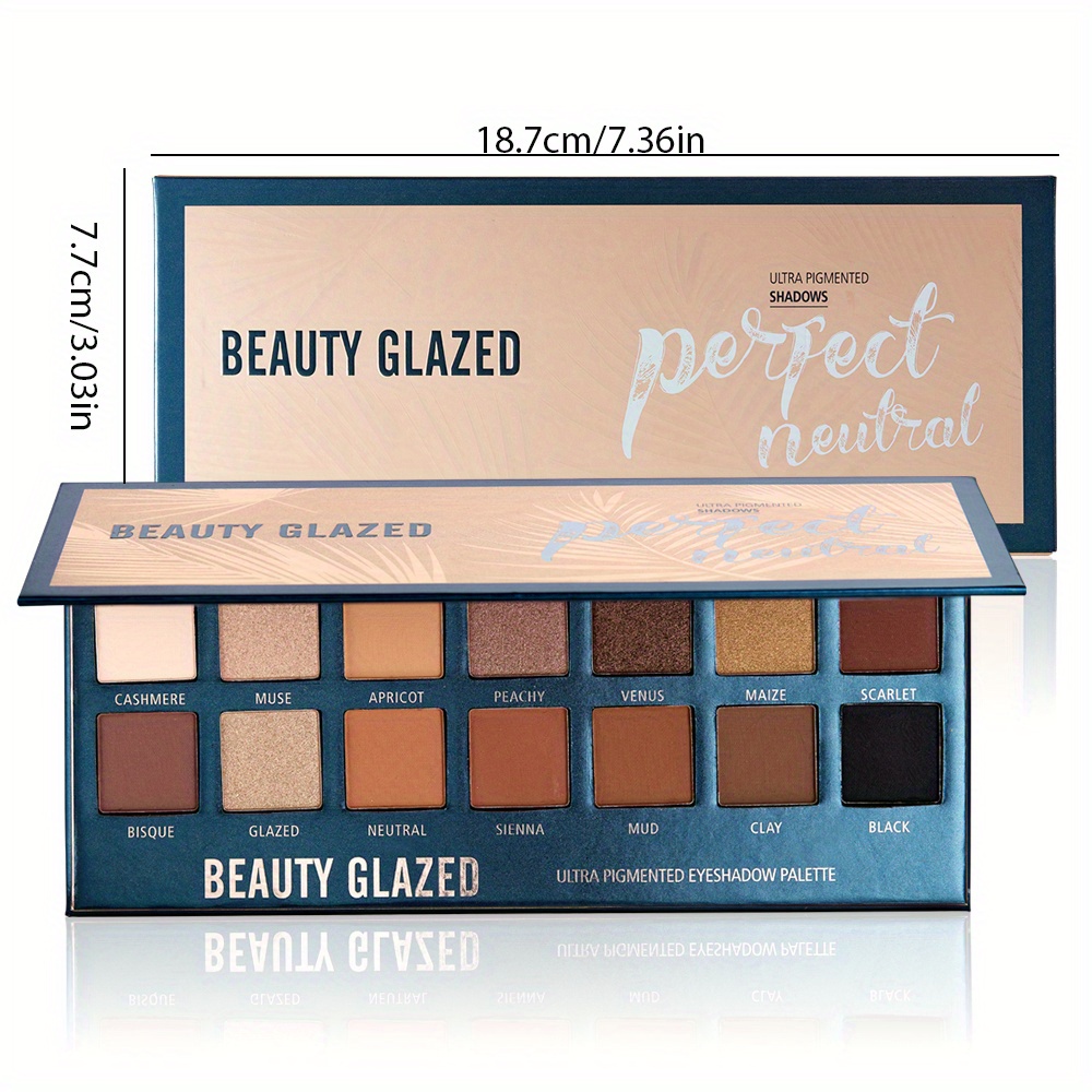 BEAUTY GLAZED 14-Farben-Lidsch – Beauty Makeup Eyeshadow Palette Bewertung und Preis